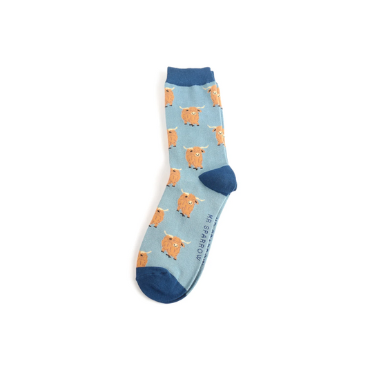 Mr Sparrow Highland Herd Socks