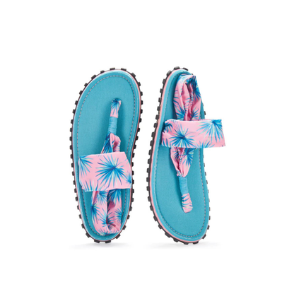 Gumbies Slingbacks Neon Palm Sandals