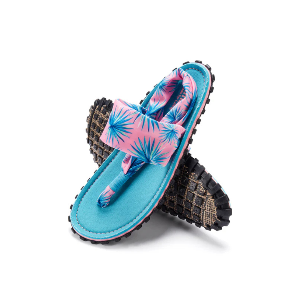 Gumbies Slingbacks Neon Palm Sandals