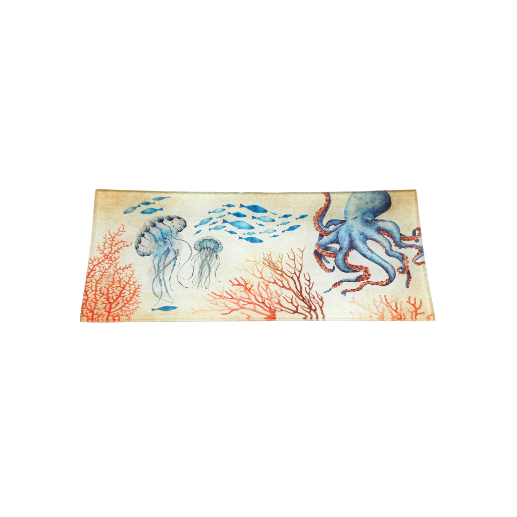 Ocean Glass Trinket Tray