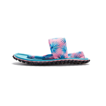 Gumbies Slingbacks Neon Palm Sandals