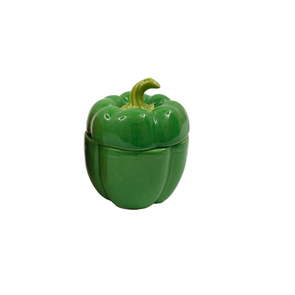 Green Pepper Candle Pot