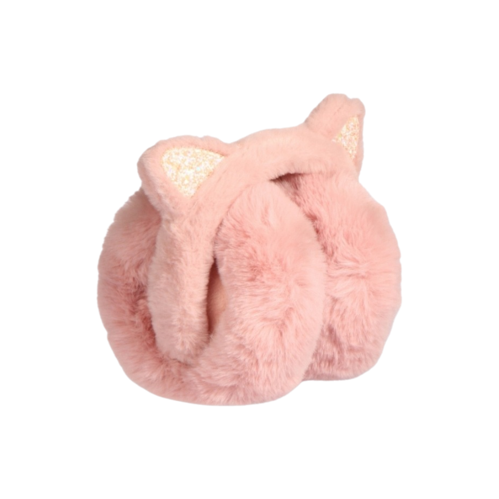 Glitter Cat Ear Muffs (Kids)