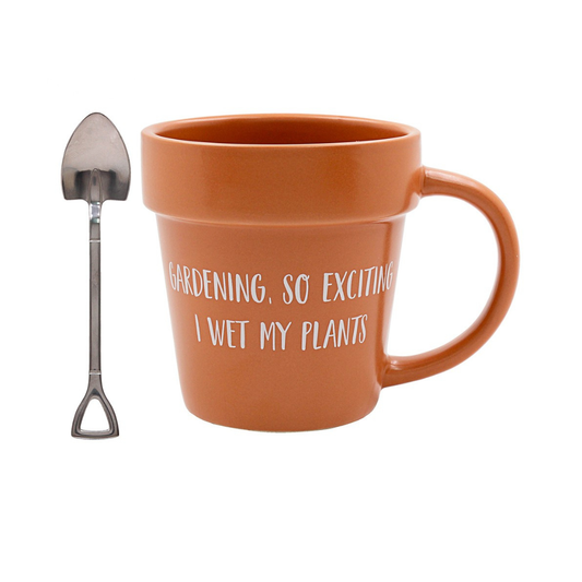 Wet My Plants Plant Pot Mug