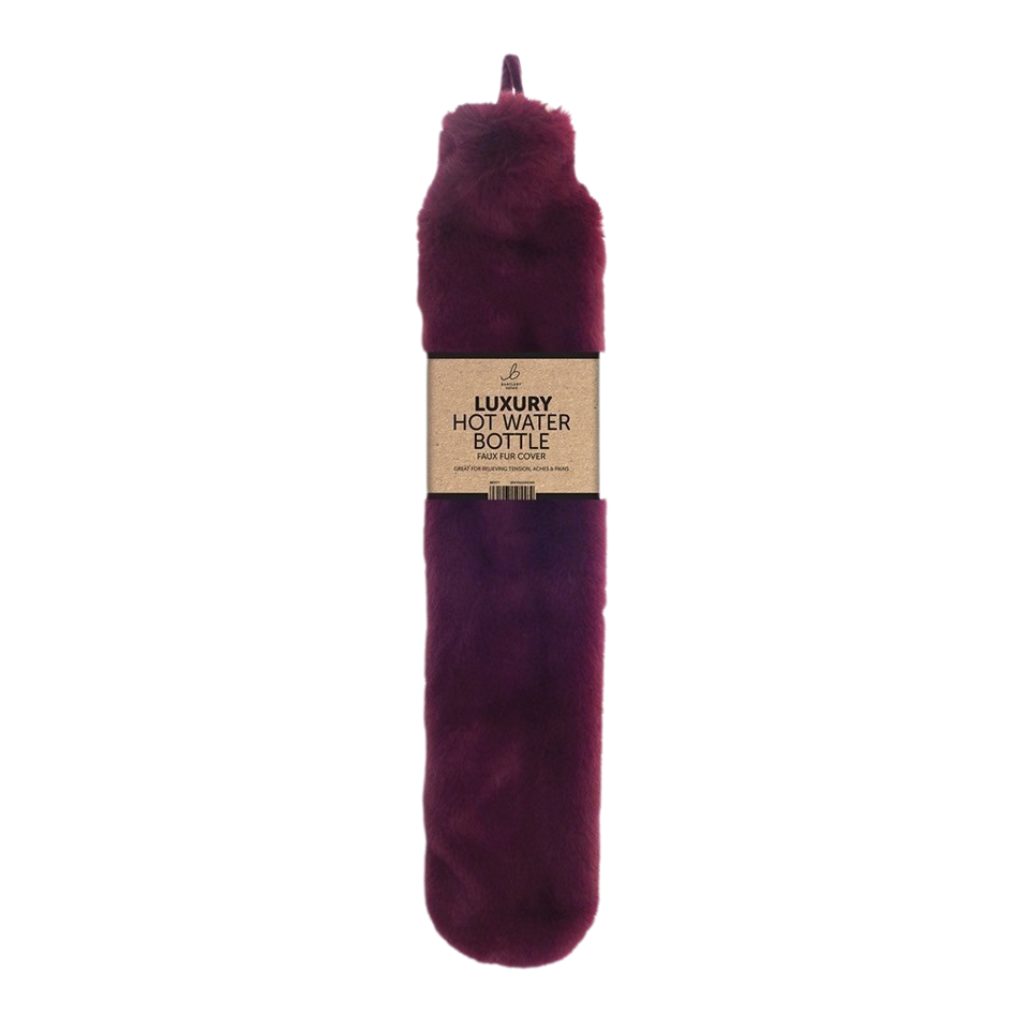 Luxury Purple Extra Long Hot Water Bottle