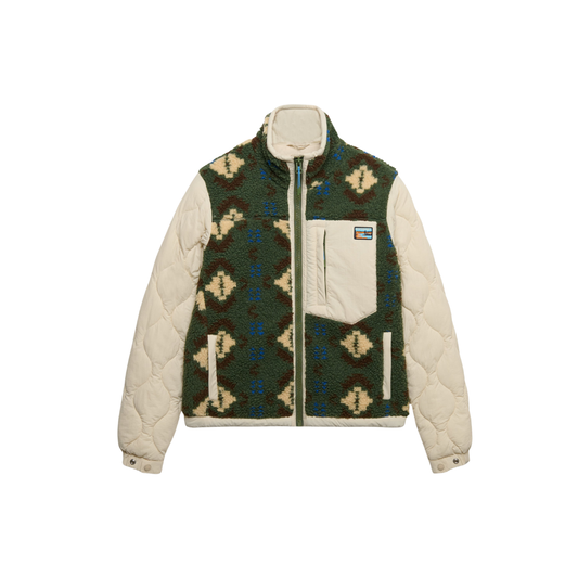 Superdry Quilted Fleece Jacket