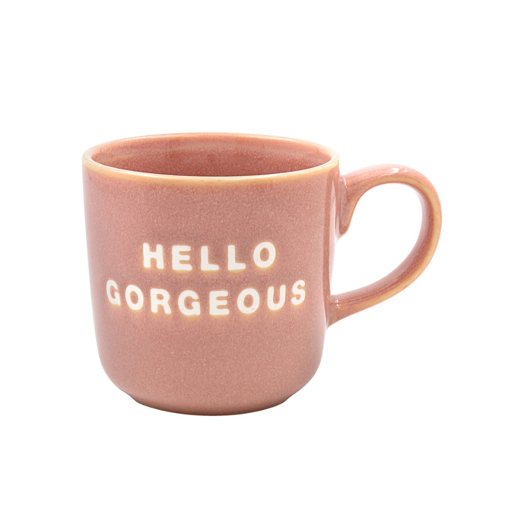 Hello Gorgeous Reactive Glaze Mug