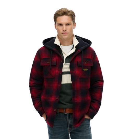 Superdry Hooded Check Shirt
