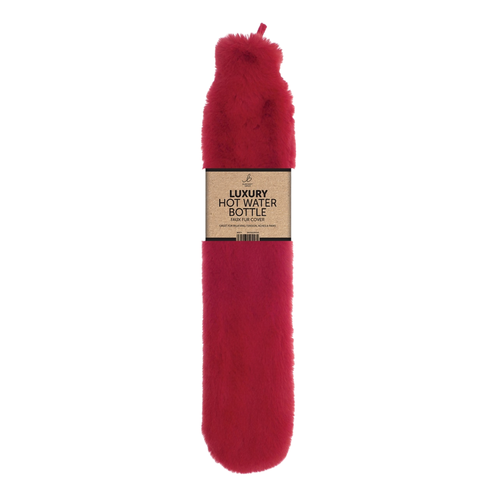 Luxury Red Extra Long Hot Water Bottle