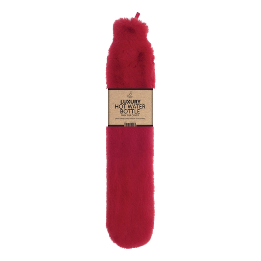Luxury Red Extra Long Hot Water Bottle