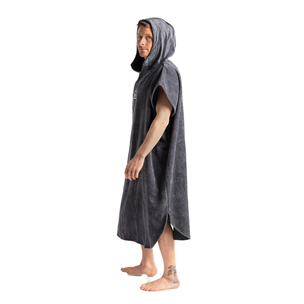 Robie Steel Grey Hooded Changing Robe (Adult)