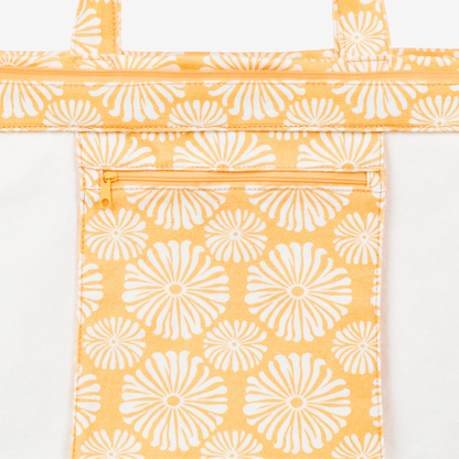 Roxy Yellow Flower Tote Bag