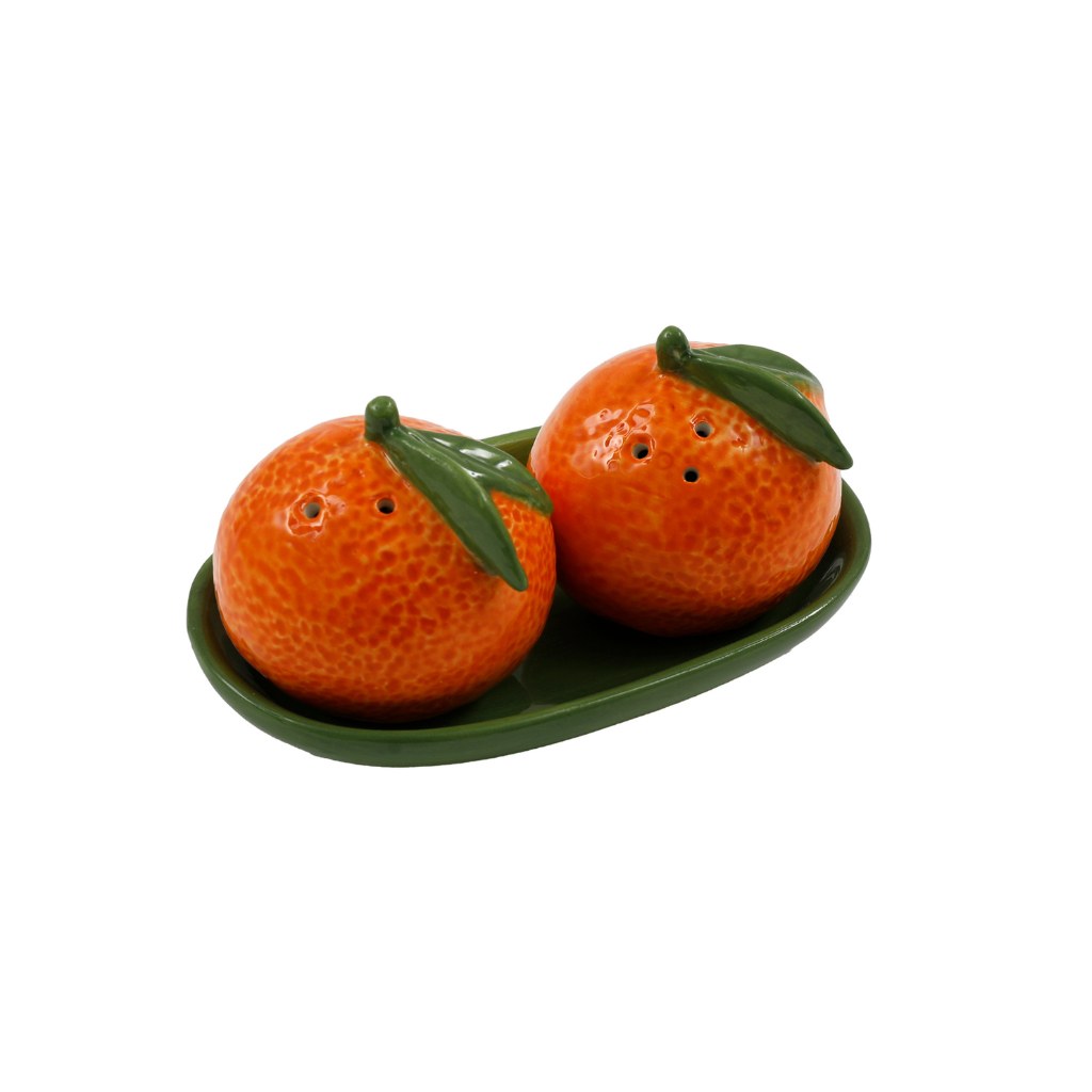 Orange Cruet Set