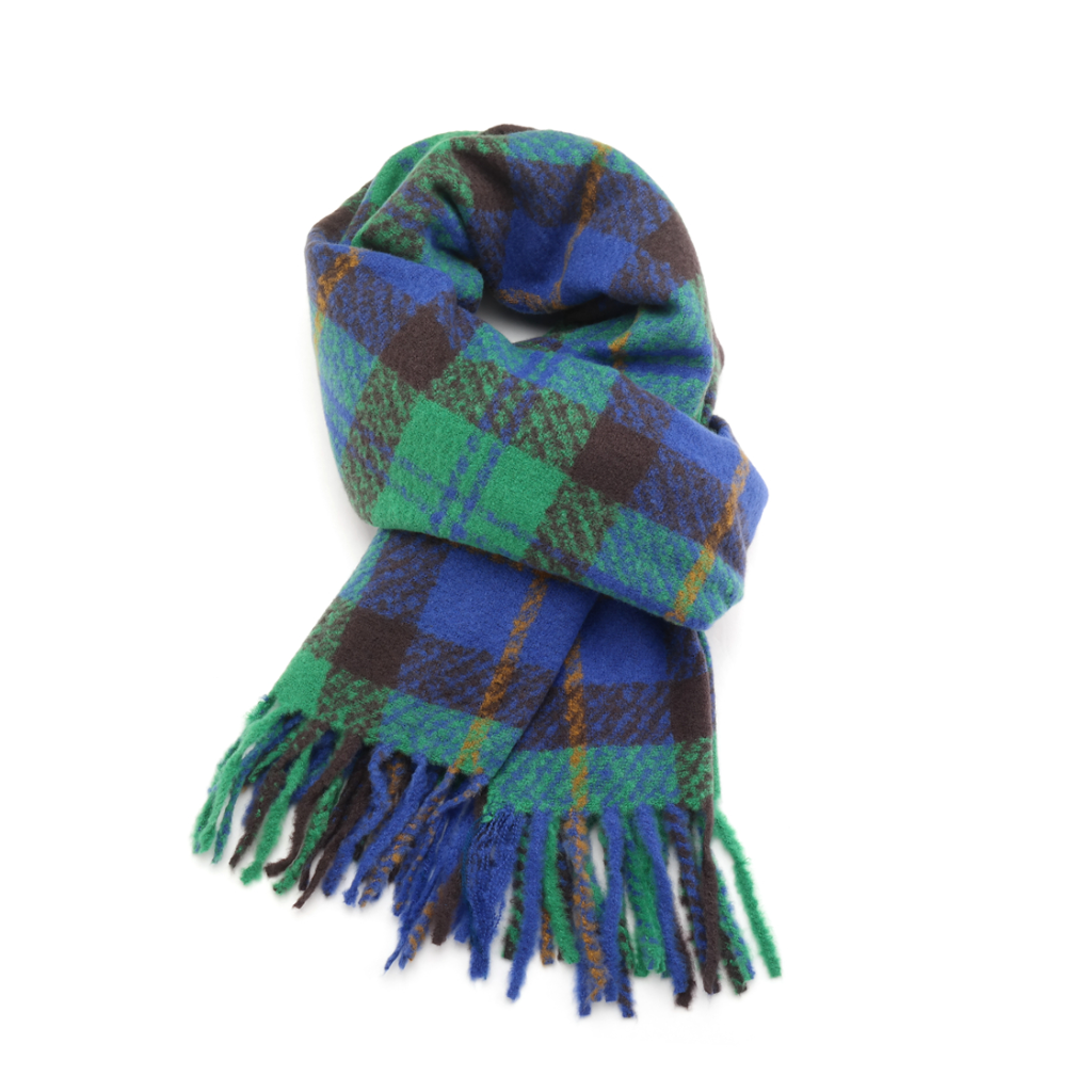 Miss Sparrow Zoe Royal Tartan Scarf