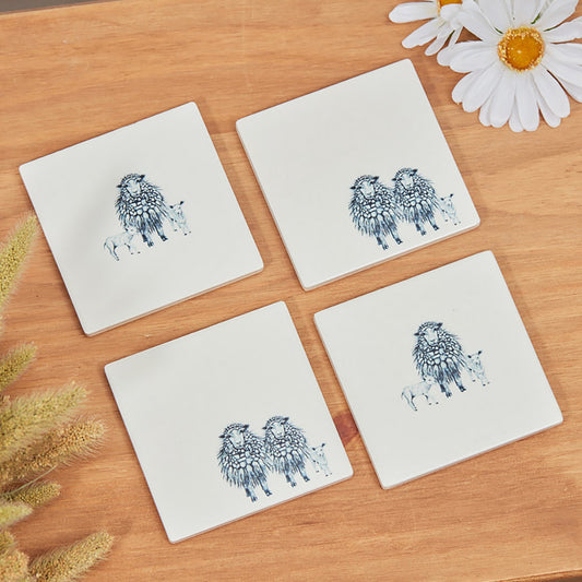 Sheep Coasters (Set of 4)