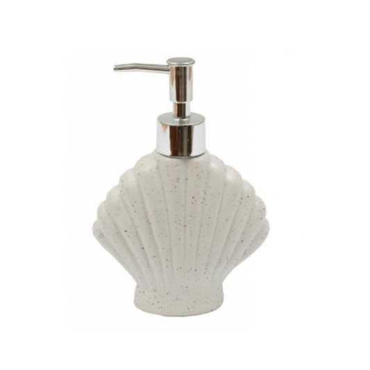 Cream Shell Soap Dispenser