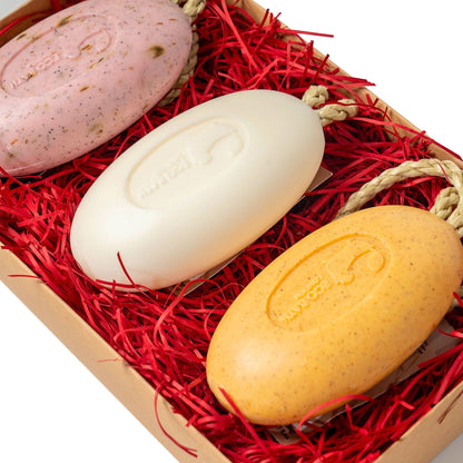 Eco Bath Soap On A Rope Gift Set