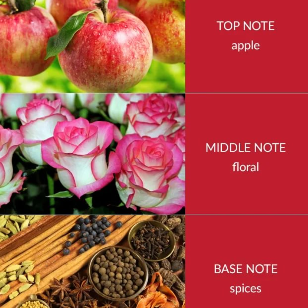 Spiced Apple & Cinnamon Eco Soy Centrepiece Candle