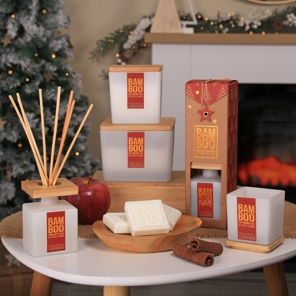 Spiced Apple & Cinnamon Eco Soy Centrepiece Candle