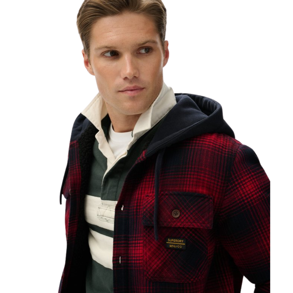 Superdry Hooded Check Shirt