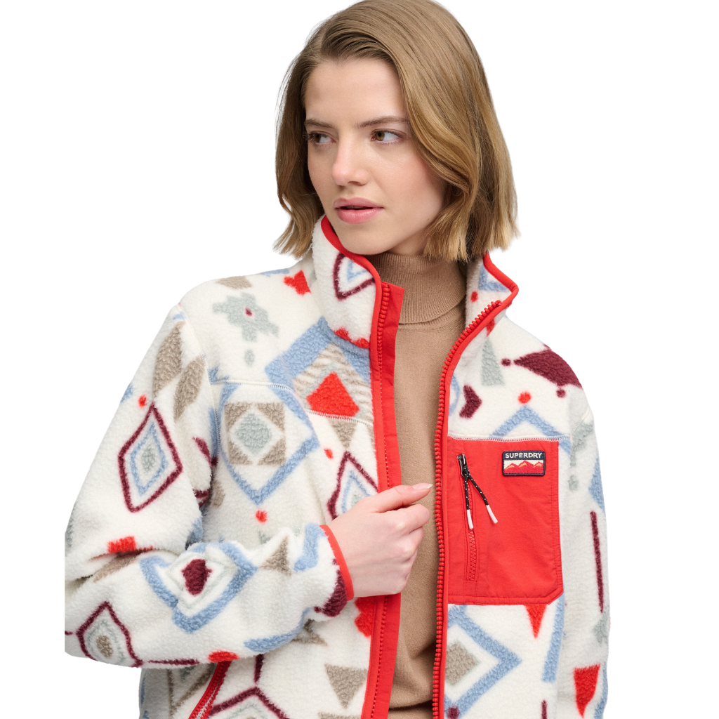 Superdry Aztec Zip Fleece