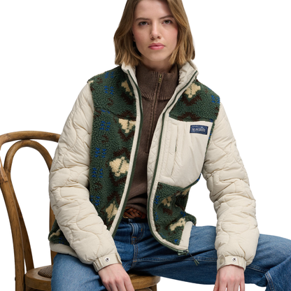 Superdry Quilted Fleece Jacket