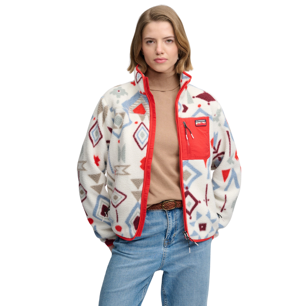 Superdry Aztec Zip Fleece