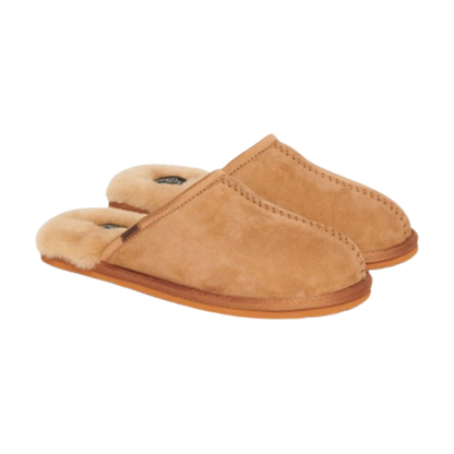 Superdry Tan Suede Mule Slippers