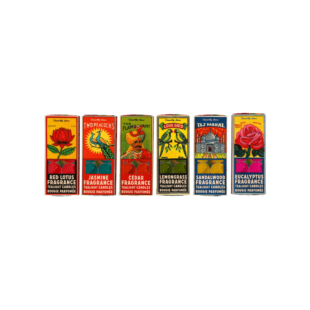 Indian Stamp Lemongrass Tealights