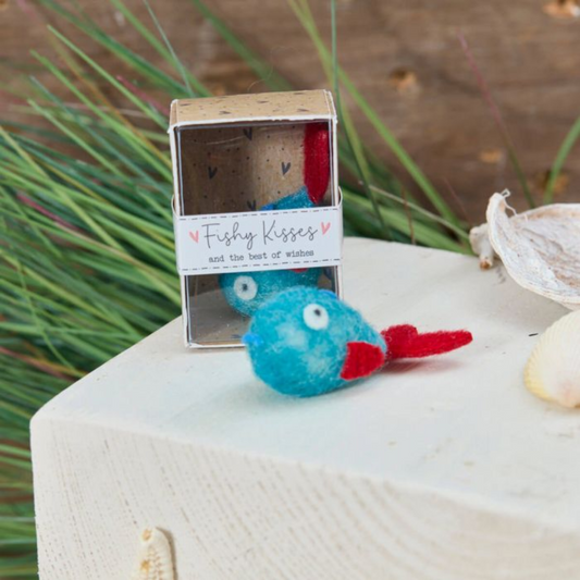 Fish Felt Pocket Keepsake