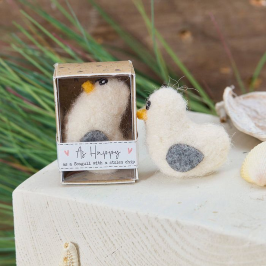 Seagull Felt Pocket Keepsake