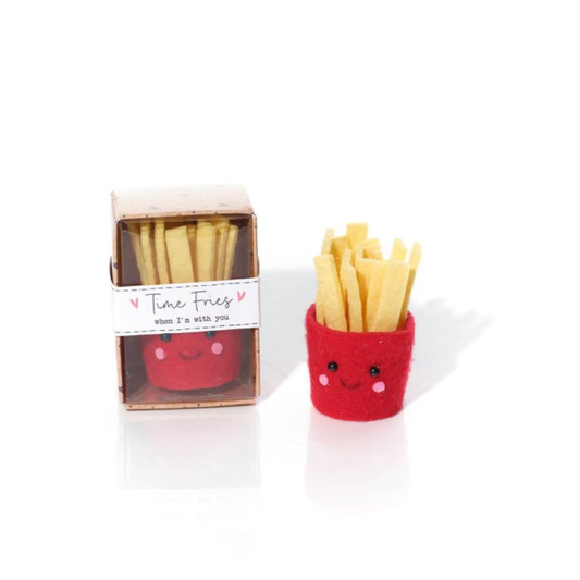 Fries Felt Pocket Keepsake