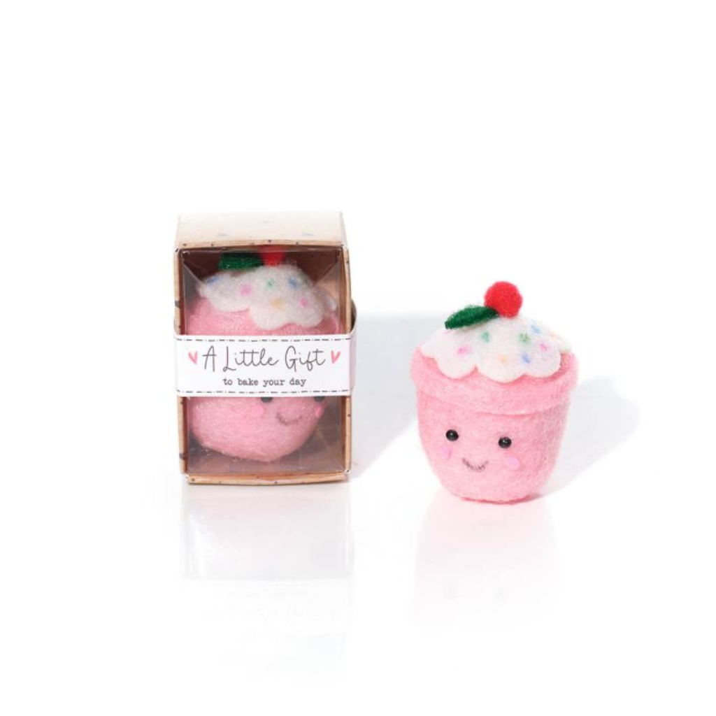 Cupcake Felt Pocket Keepsake