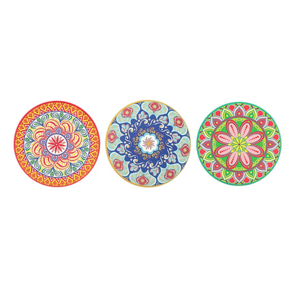 Tuscany Red & Yellow Coaster