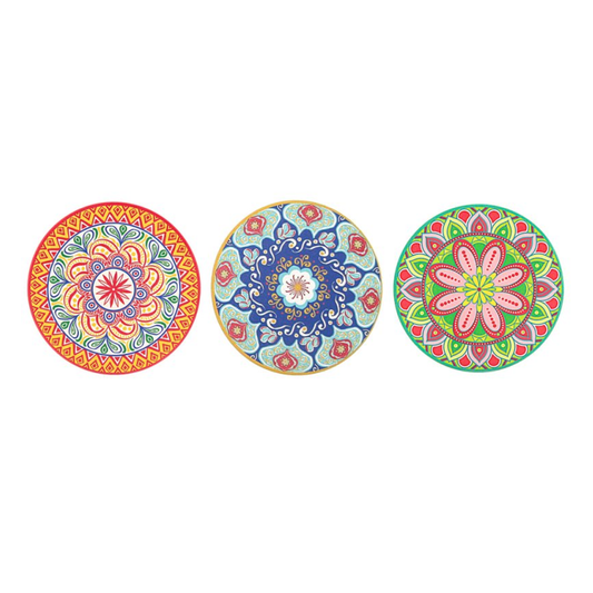 Tuscany Red & Yellow Coaster