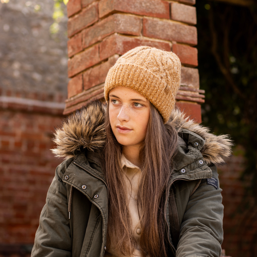 Chunky Flecked Waterproof Beanie