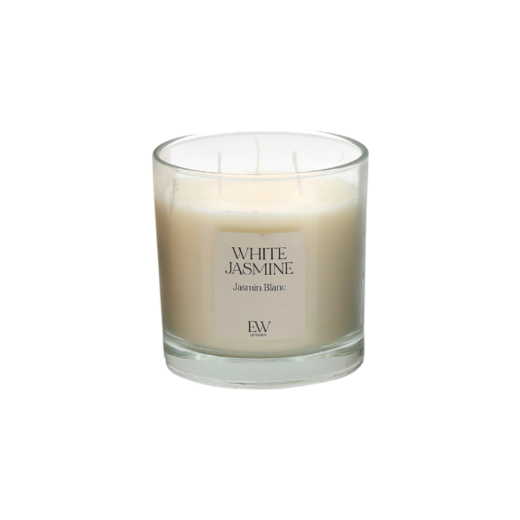 White Jasmine Triple Wick Candle