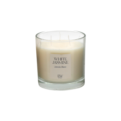 White Jasmine Triple Wick Candle