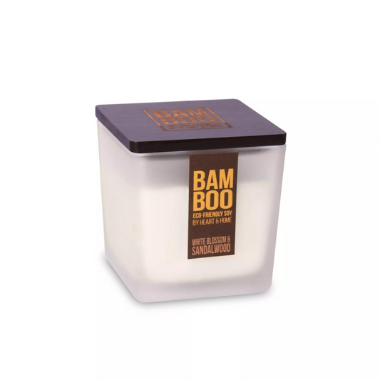 White Blossom and Sandalwood Eco Soy Candle