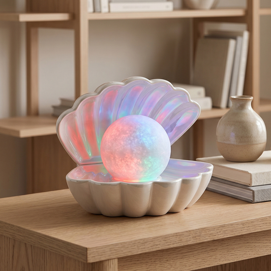 White Dream Shell Lamp