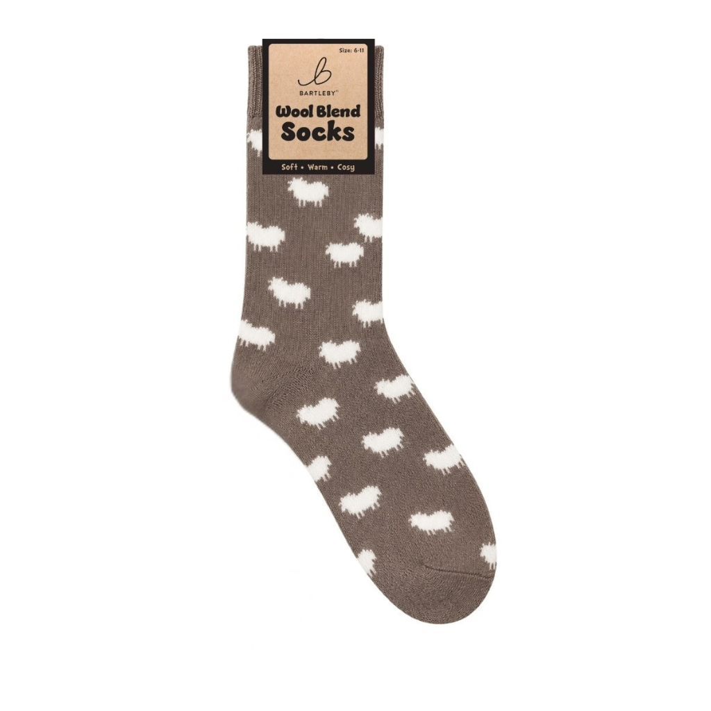 Brown Sheep Wool Blend Socks