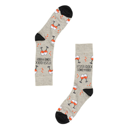 Urban Eccentric 5 O'Clock Somewhere Wine Socks
