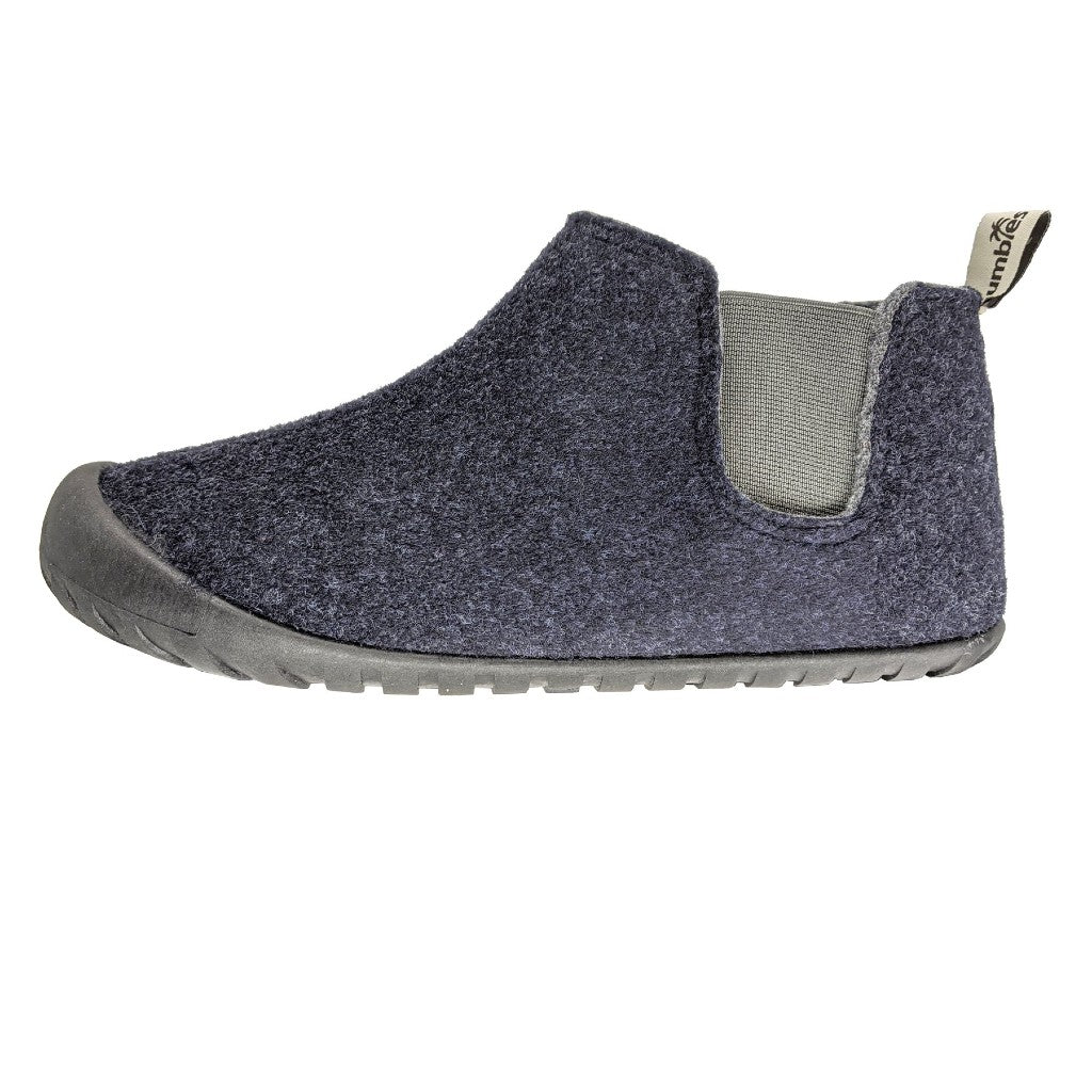 Gumbies Brumby Navy & Grey Slipper Boots