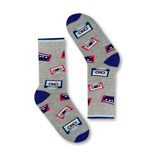 Urban Eccentric Retro Cassette Tape Socks