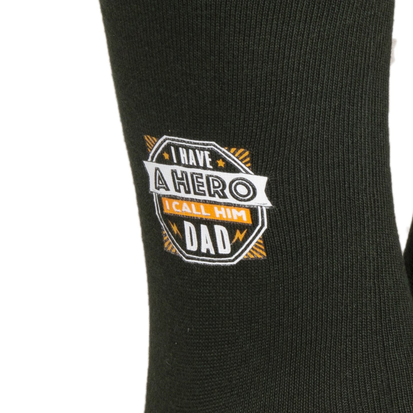 Bamboo Dad Hero Green Socks