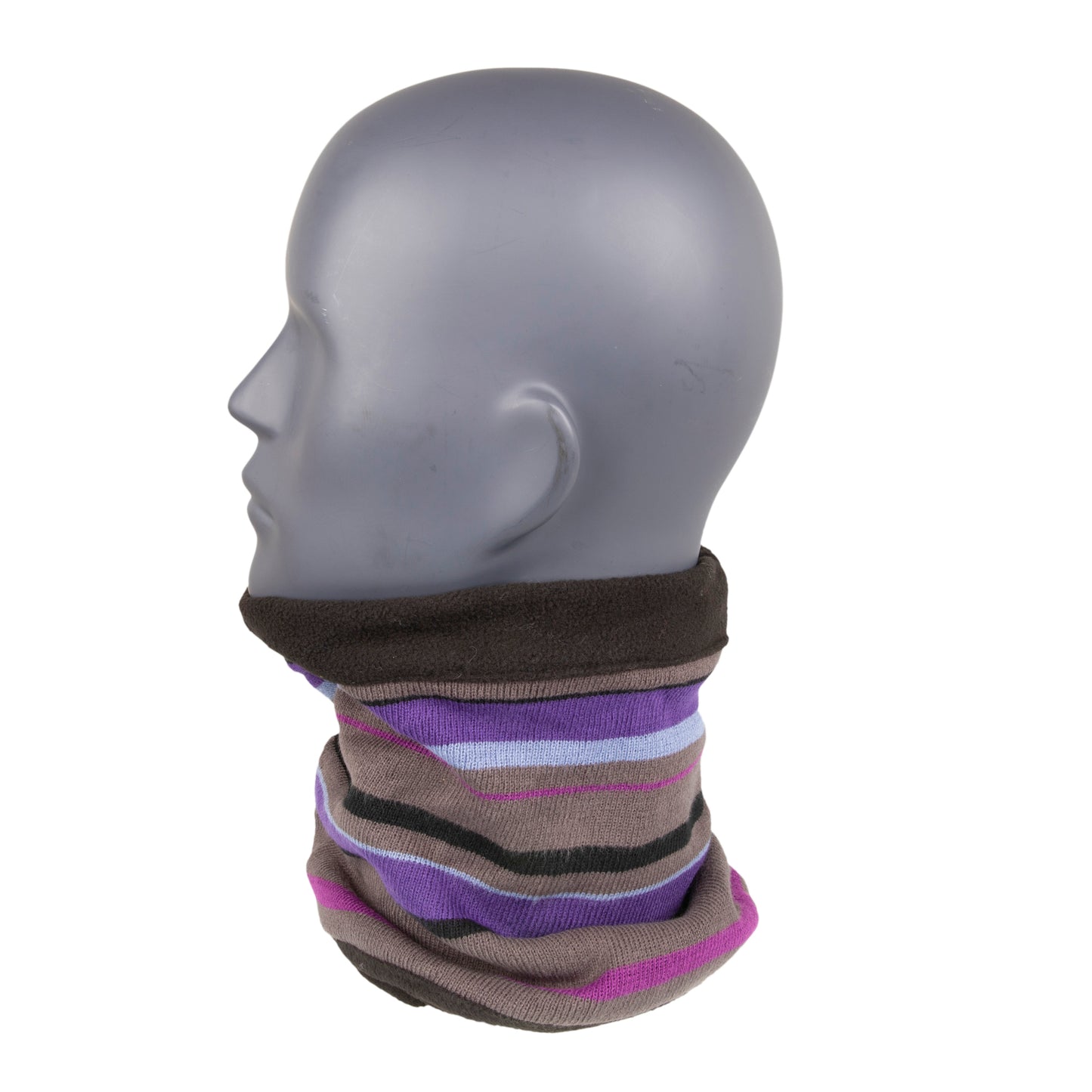 Purple Stripe Neck Warmer