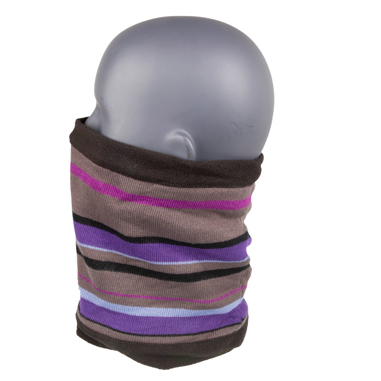 Purple Stripe Neck Warmer