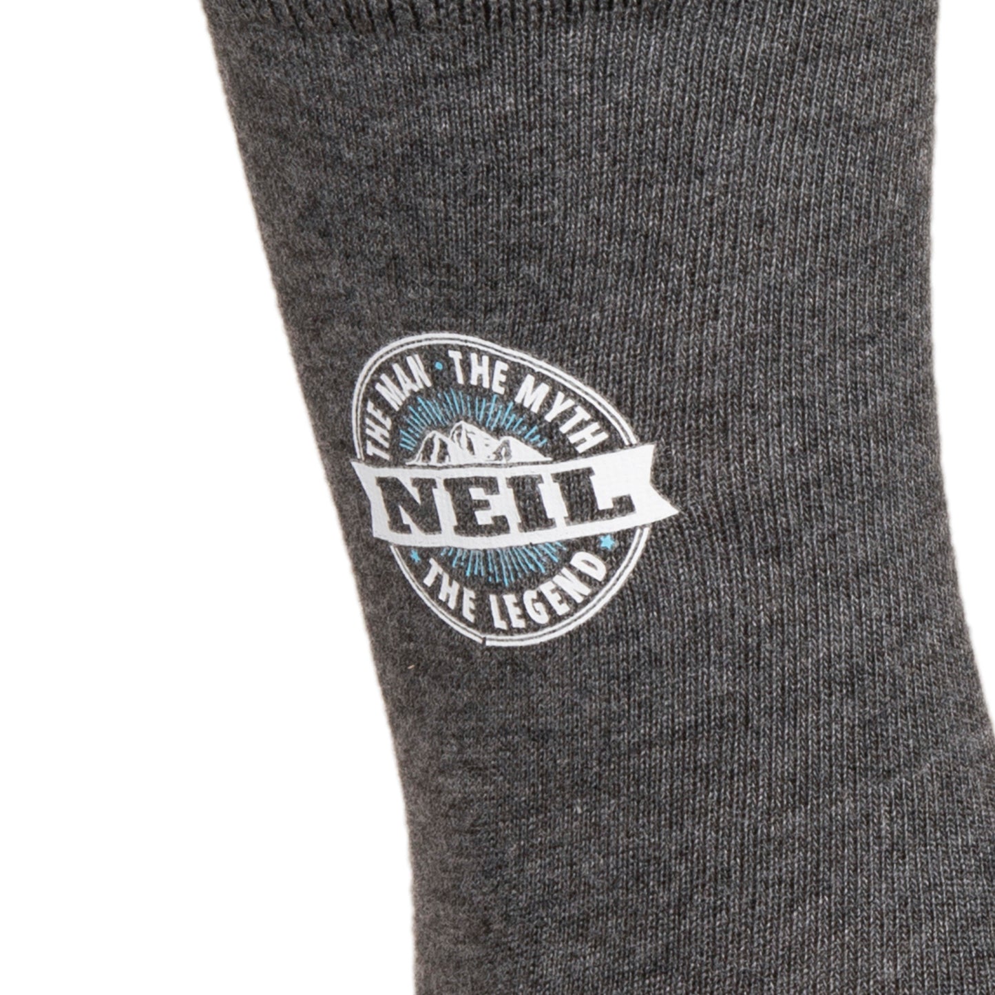 Bamboo Personalised Men's Name Socks