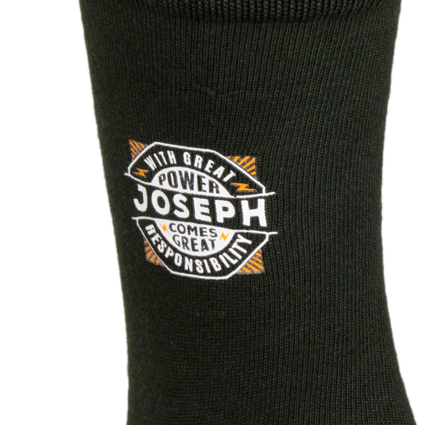 Bamboo Personalised Men's Name Socks