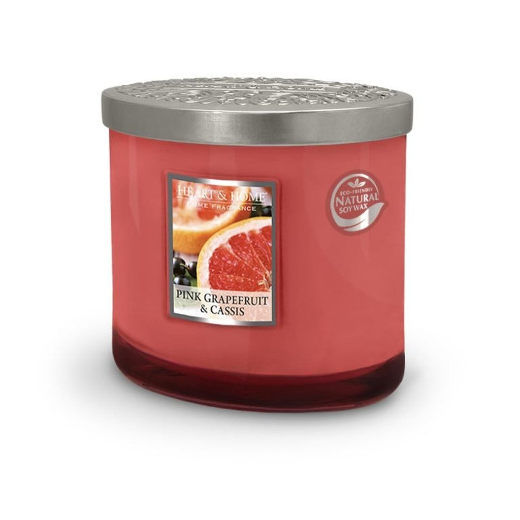 Pink Grapefruit & Cassis Double Wick Candle